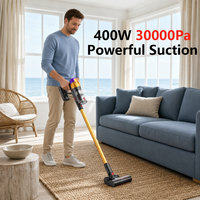 Aspirateur sans fil 30000PA de puissance d'aspiration, autonomie de 50 minutes, filtre HEPA lavable, portable et léger pour voiture et usage domestique CE/CB