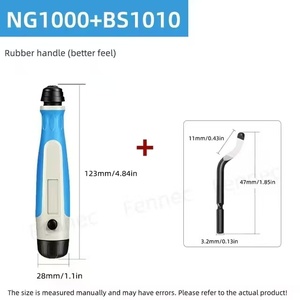 NG1100 <strong>Rubber</strong> Handle Deburring <strong>Tool</strong> with BS1010 Blade Set <strong>Reamer</strong> Chamfering - Product Image 3