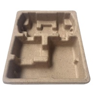Plateau en pulpe moulée sur mesure/conception libre, emballage polyvalent, plateau intérieur biodégradable pour console de jeu électronique