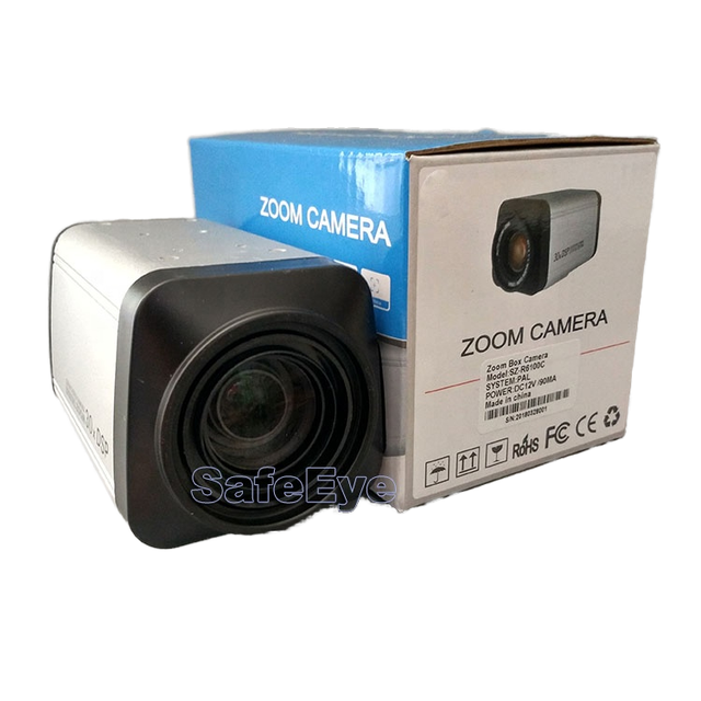 36x Optical Zoom CVBS/AHD Integrated Block Zoom CameraSZ-AR8318-P2H Housing Auto Focus Analog CCTV Zoom Box Camera CMOS Sensor