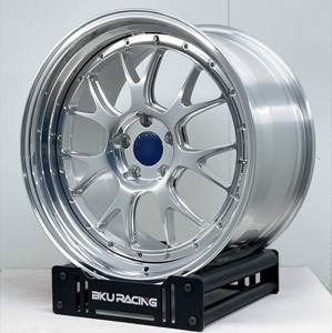 Cerchi Forgiati Bku 5x100 in 3 Pezzi per Subaru BRZ, Toyota 86 GT86 GR86, Volkswagen GOLF Beetle, 18 19 20 Pollici, Personalizzati LM-R con Finitura Spazzolata - Product Image 3