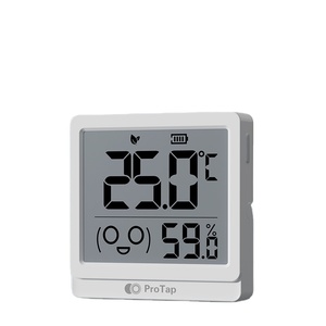 Termómetro e Higrómetro ProTap: Pantalla LCD de 2.5 Pulgadas, Batería de Botón, Larga Duración de la Batería, Uso Doméstico - Product Image 1