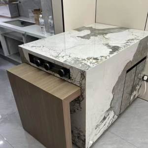 שולחן אוכל אי בר אלגנטי ארונות לבילוי ביתי נוח - Product Image 5