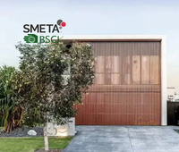 Porte de garage moderne en aluminium imitation bois LongTai, nouvelle conception de haute qualité, prix d'usine pour maison - Vente chaude