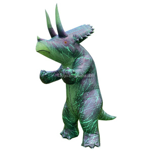 Disfraz inflable de dinosaurio con cuernos original gigante para adultos Anime Cosplay publicidad dinosaurio mascota globo <span class=keywords><strong>disfraces</strong></span> - Product Image 6