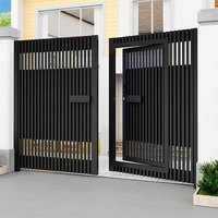 Porte coulissante de style nigérian, modèles de portes d'entrée, portes en acier, entrée extérieure