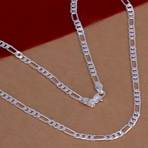 SSeeSY Großhandel Neues Schlussverkauf verkauf Herrenkette mit unregelmäßigem Verschluss 18K goldplattiert kubanische Gliederkette Halskette
