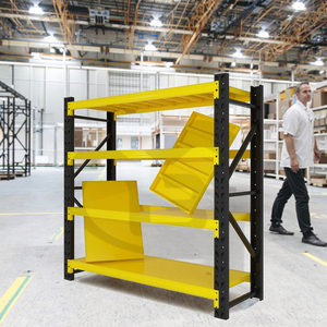 Tùy Chỉnh Nhiệm Vụ Nặng Nề Có Thể Điều Chỉnh 4-Tier Công Nghiệp Chọn Lọc <span class=keywords><strong>Pallet</strong></span> Kệ Thép Lưu Trữ Giá Sơn Bột Công Cụ Giá Cho Nhà Để Xe - Product Image 3