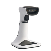 Escáner de código de barras DYscan QR 1D lector de código de barras 2,4G inalámbrico Compatible con BT resistente a caídas para Windows Mac Android IOS