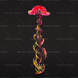 Nicro sirène thème <span class=keywords><strong>méduse</strong></span> forme néon arc-en-ciel Film créatif pliable décorations pour la maison pour les fêtes d'anniversaire et de mariage - Product Image 6