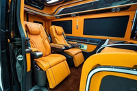 Kit complet d'aménagement intérieur Sprinter Executive : Sièges inclinables électriques, banquette, rideaux de cloisonnement, LHD RHD, d'usine