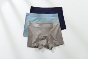 Mid-Rise Men's <b>Boxer</b> Underwear Cotton Breathable Antibacterial <b>Custom</b> Wholesale for Business or Home Use - Product Image 3
