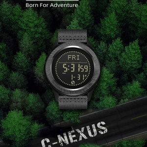 Montre numérique en nylon pour homme NORTH EDGE ALPS, résistante aux chocs, sportive, super légère, boussole extérieure, étanche 50 m, montres-bracelets - Product Image 3