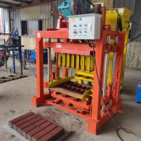 Machine à fabriquer des blocs de béton creux mobiles 4-40, machine manuelle de fabrication de briques