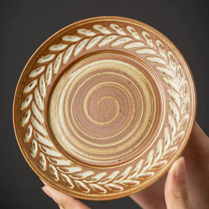 Tazas de Café Retro Japonesas, Tazas para Beber de Estilo Industrial, Tazas de Té con Plato - Product Image 6