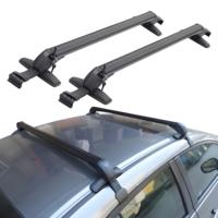 Accessoires de barre transversale de toit de voiture universelle en aluminium OEM, porte-bagages de toit, rails de toit, barre transversale de voiture à double usage