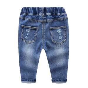 2018 Cheap Kids Children Boys Trousers Pants Wholesale Child Denim <b>Dress</b> Indonesia <b>UK</b> African Suits Cotton Jeans - Product Image 2