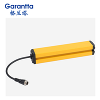 Barrière de sécurité optique diffuse Garantta à émetteur-récepteur unique, espacement optique de 40 mm, rideau photoélectrique