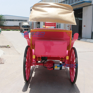 Calèche royale européenne haute performance rose pour le tourisme et les excursions – Transport spécial - Product Image 6