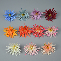 Künstliche Seiden-Chrysanthemen-Blütenköpfe Kleine Größe für Heim-Tischdekoration Hochzeit Muttertag Ostern Festival Dekoration Großpackung Blumen