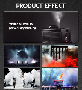 MAYAFX 600W Double <strong>Programmable</strong> Fog Machine Wireless <strong>Remote</strong> <strong>Control</strong> for Haunted Houses Music Festivals-100-240V AC Continuous - Product Image 2