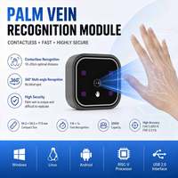 Módulo de Reconocimiento de Venas de la Palma de la Mano, Sin Contacto, 5-20 cm, Capacidad de 10000, 1:N, 1s, USB2.0, OEM, ODM, Control de Acceso, Cerradura Inteligente para Puerta