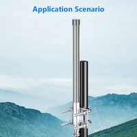 Antenne extérieure en fibre de verre à gain élevé omnidirectionnelle 868 MHz 915 MHz 2,4 G 5,8 G 4G 5G étanche de type N pour station de base