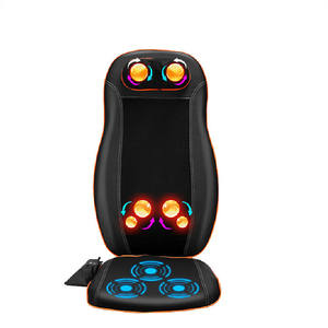 جهاز تدليك الظهر بالاهتزاز مع الحرارة ، مع 6 محركات اهتزازية وتدليك من أجل الاستخدام المنزلي والمكتب - Product Image 5