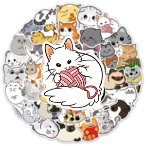 <span class=keywords><strong>Adesivi</strong></span> Divertenti di <span class=keywords><strong>Gatti</strong></span> Cartoon Kawaii <span class=keywords><strong>per</strong></span> Laptop, Telefono, <span class=keywords><strong>Auto</strong></span>, 50 Pezzi, <span class=keywords><strong>Adesivi</strong></span> Impermeabili in Vinile <span class=keywords><strong>per</strong></span> Borse - Product Image 5
