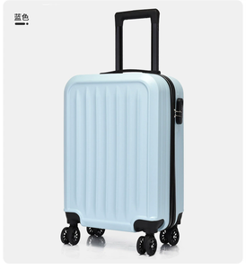 Nieuwe kinderkoffer 20 inch gestreepte trolleykoffer met universele wielen, handbagage, reiskoffer, aanpasbaar LOGO - Product Image 5