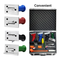 L'ensemble de boîtes à outils pré-isolées pour conduits de climatisation HVAC comprend des outils de coupe de panneaux isolants et un coupe pour une installation facile
