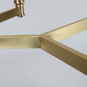 Lámpara de Techo Colgante LED de Cobre Minimalista Personalizada, con Tela Dorada y Acabado en Latón Antiguo, para Comedor, Cocina y Techos Altos - Product Image 4