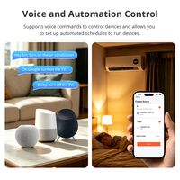 Zemismart Tuya Zigbee IR kipas angin Remote Control, jembatan TV Google Home Alexa gema kontrol AC Universal