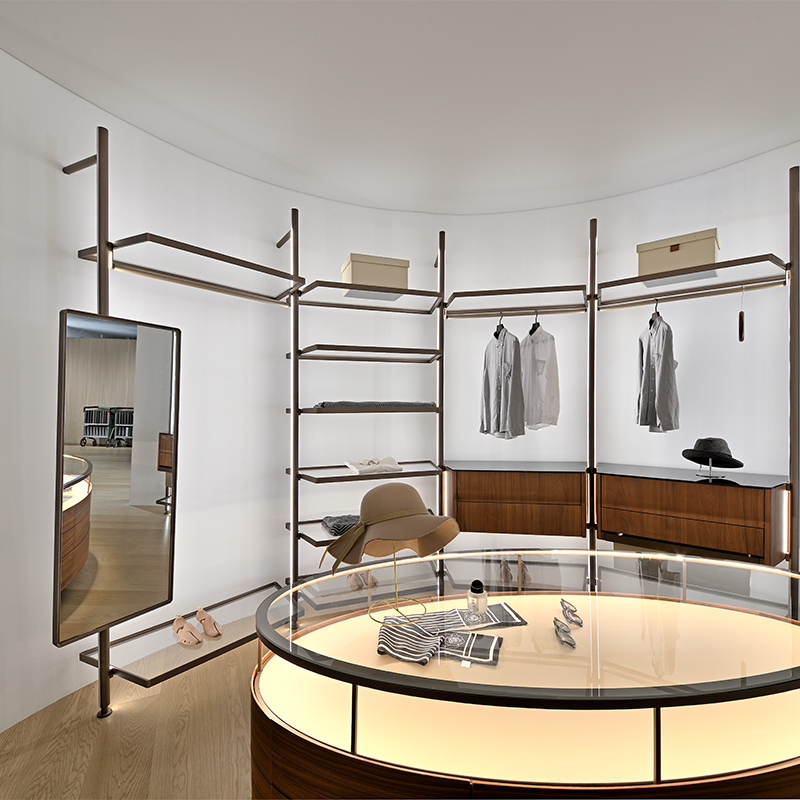 Custom Modern Walk in Closet System