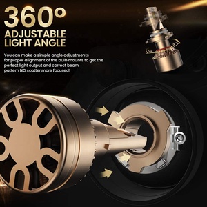 Bombilla de faro Led para coche V13 H7, fácil de instalar, luz de 360 grados, h4, 12000lm - Product Image 3