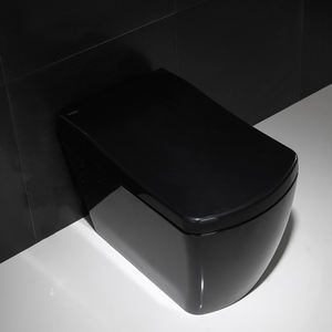 Vendita calda moderna giapponese S380 Smart wc 3.0-4.5L vampate di flusso serbatoio nero pavimento dell'acqua montato per il bagno - Product Image 3