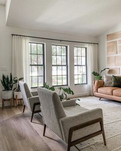 Nfrc kháng tùy chỉnh kích thước đôi tráng men tác động bão Đen <span class=keywords><strong>Sash</strong></span> Đôi Treo Cửa Sổ nhôm với thanh an ninh - Product Image 5