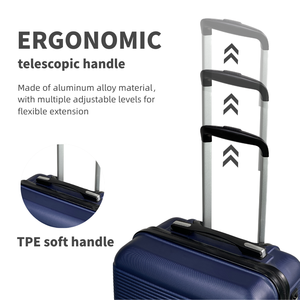 <span class=keywords><strong>Bagage</strong></span> <span class=keywords><strong>à</strong></span> <span class=keywords><strong>main</strong></span> léger de luxe avec serrure <span class=keywords><strong>à</strong></span> combinaison et roues universelles pour les voyages unisexes - Product Image 2