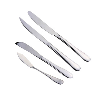 Juego de cuchillos de acero inoxidable serie 1010 con hoja serrada, cubiertos para mesa de boda, para adultos - Product Image 5