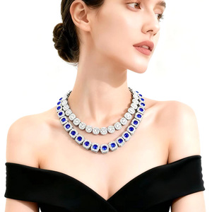 Collar Cuadrado de Azúcar Roca, Collar Cubano de Lujo Ligero, Collar Personalizado para Hombre - Product Image 1