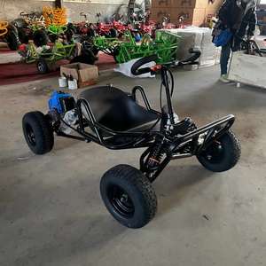 <span class=keywords><strong>Karting</strong></span> <span class=keywords><strong>tout</strong></span>-<span class=keywords><strong>terrain</strong></span> à moteur essence 2 temps 90CC pour une conduite palpitante en plein air, idéal pour l'aventure - Product Image 6