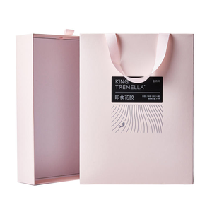 Custom Luxury Clothing Shoes Gift Cardboard <strong>Boxes</strong> <strong>for</strong> <strong>Weeding</strong> Valentine's Day Pink Sliding Drawer Box With Ribbon Handle - Product Image 4