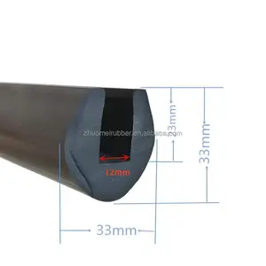 Patte courte en caoutchouc de capsulage de nez de pont d'écran de 12mm