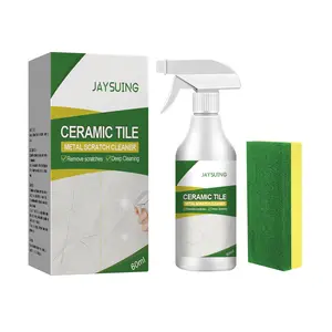 Vendita calda Jaysuing piastrelle di ceramica metallo antigraffio detergente bagno pavimento parete Spray per la pulizia delle pareti