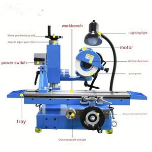 Scie circulaire industrielle universelle 220V 550W, outil à moteur 220V, fraises à rainurer, alésoirs, petite rectifieuse de surface, machines à scier le bois - Product Image 3