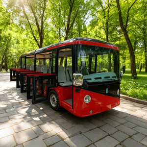 Águila patrullando Puntos escénicos y hoteles carros de golf 14 asientos carro de golf de turismo eléctrico de cuerpo ancho - Product Image 3