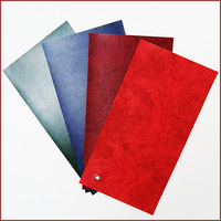 Kertas Pembungkus PVC Berlapis Warna-Warni untuk Kotak Hadiah Mewah, Sampul Buku Catatan, Bingkai Sertifikat, Pemasangan Foil, Gulungan Cetak