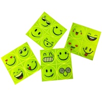 Autocollant réfléchissant jaune Fluorescent en pvc, étiquette autocollante réfléchissante, vente en gros, chine