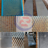 Tôles de treillis métallique expansé en acier au carbone à perforation losange surélevée, direct usine, pour passerelles industrielles, plateformes et revêtements de sol