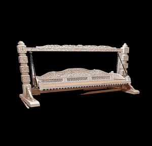 Columpio de Madera Tallada de Alta Calidad, Moderno, de Lujo, Vintage, Antiguo, Estilo Real, Muebles Tradicionales para Patio y Hogar, India - Product Image 1